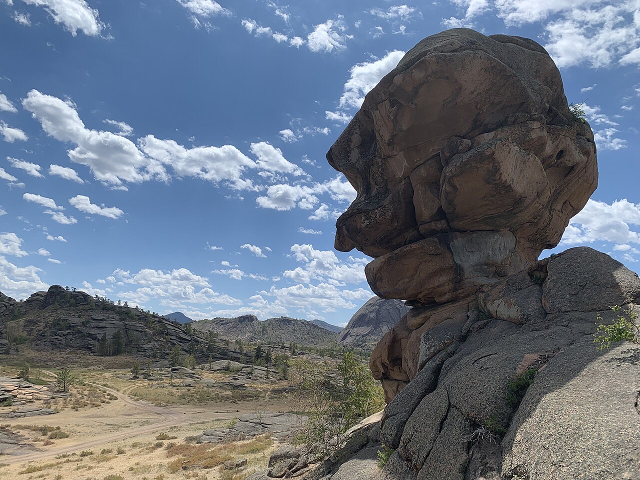 The Kempirtas rock formation in Bayanaul National Park, Pavlodar Region