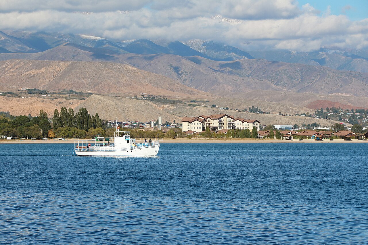 Lake Issyk-Kul in Kyrgyzstan