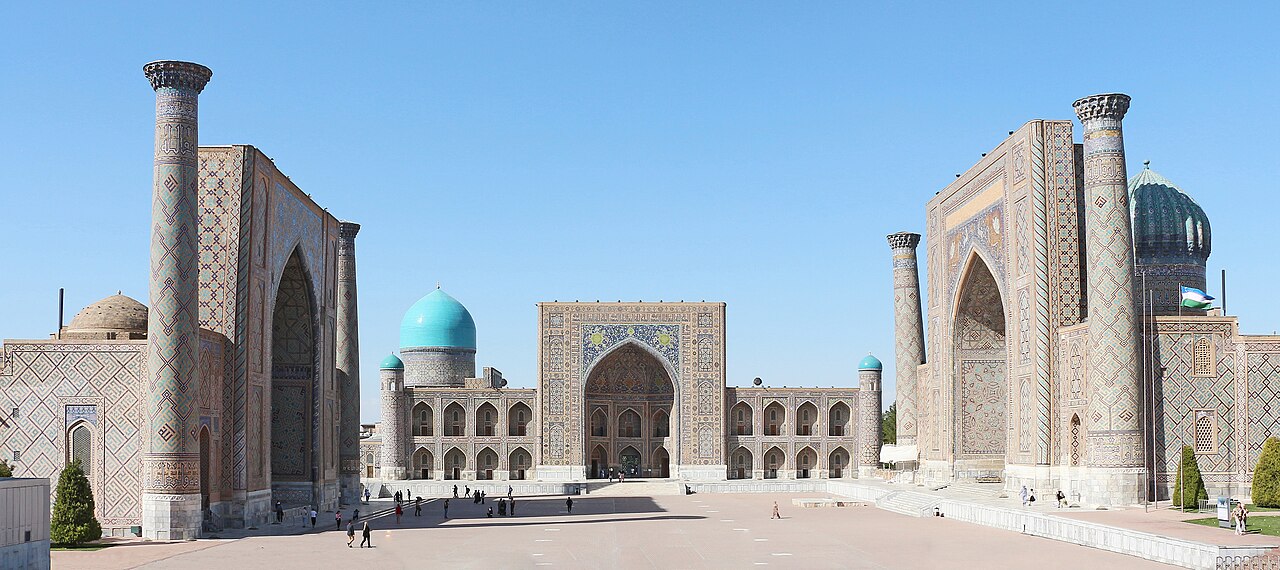 The Registan in Samarkand, a centrepiece of any Central Asia itinerary through the five stans